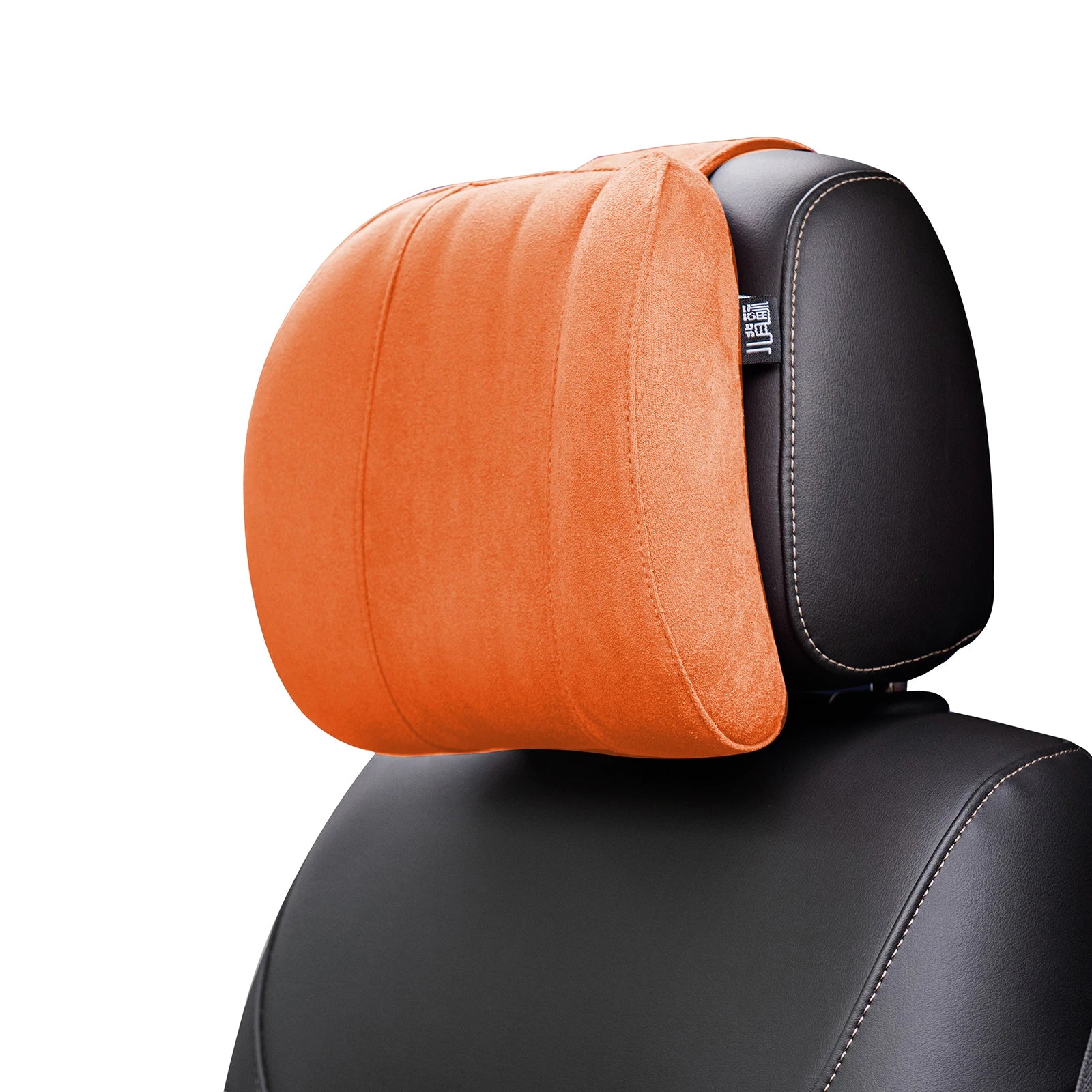 ForBell Suede Memory Foam Car Headrest & Neck Pillow, Ergonomic Support for Driver & Passenger