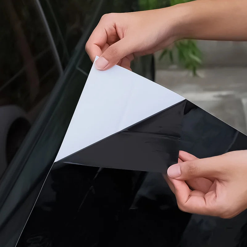 2PCS Universal Car Window Sunshades, Electrostatic UV Protector Solar Film Shade for Side Windows