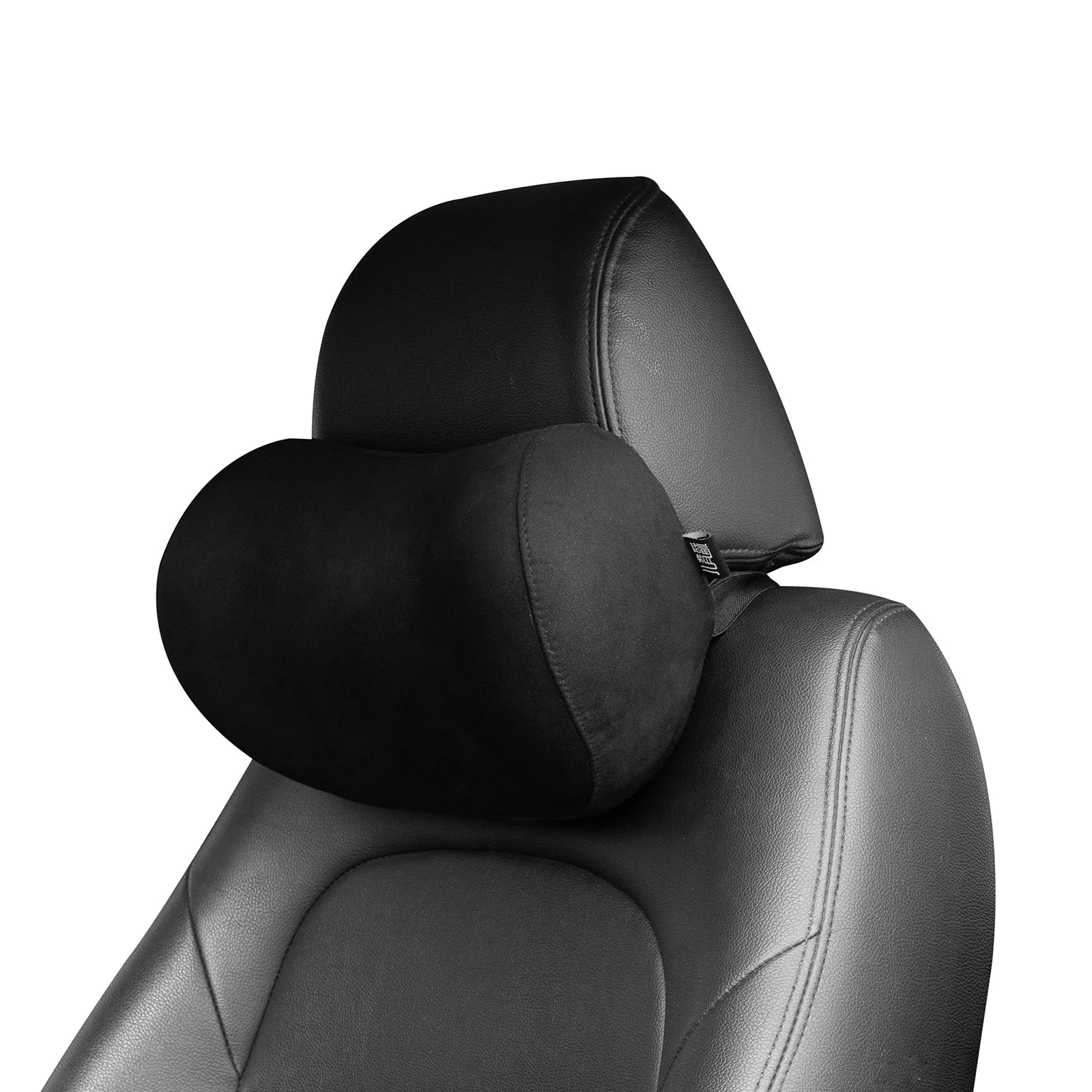 ForBell Suede Memory Foam Car Headrest & Neck Pillow, Ergonomic Support for Driver & Passenger