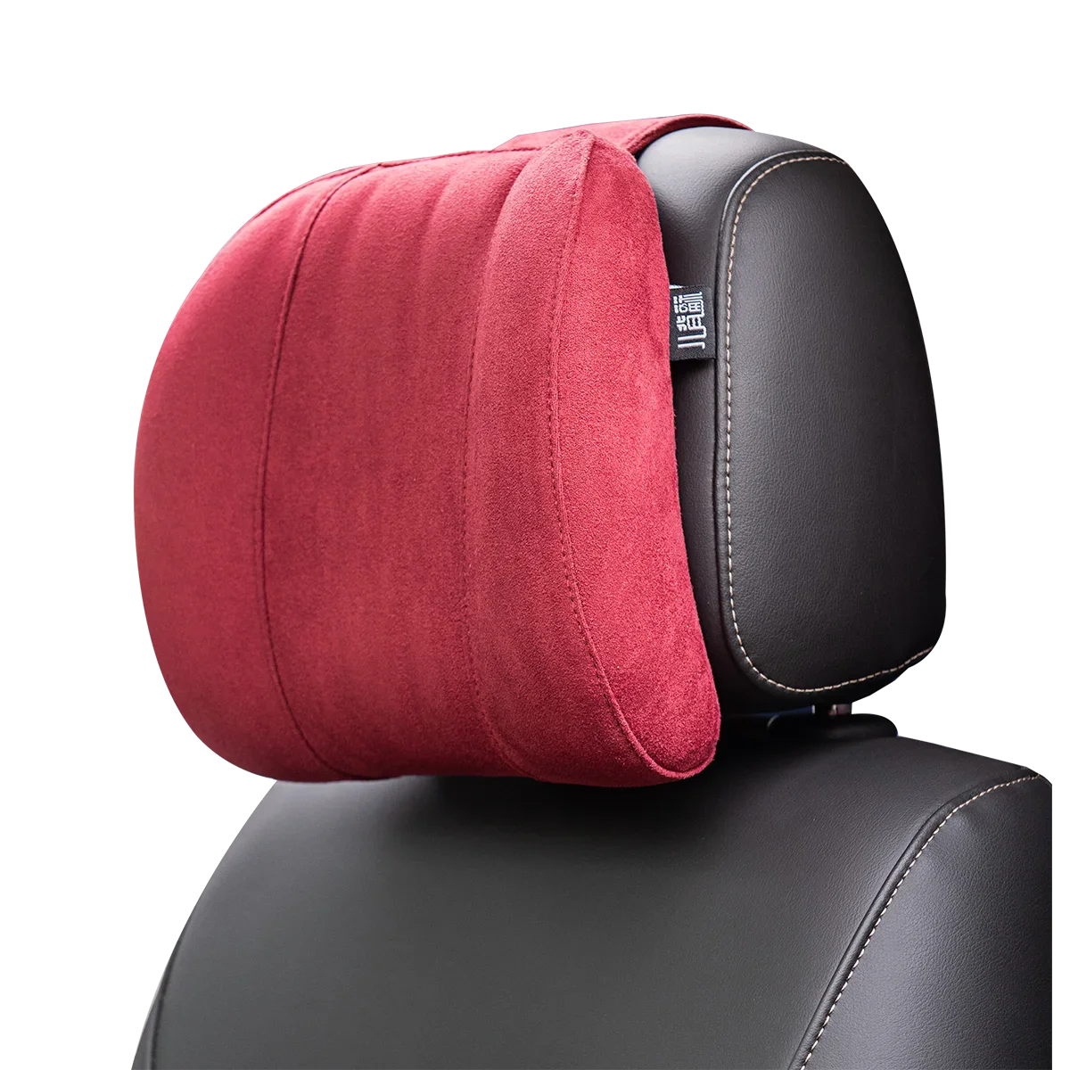 ForBell Suede Memory Foam Car Headrest & Neck Pillow, Ergonomic Support for Driver & Passenger