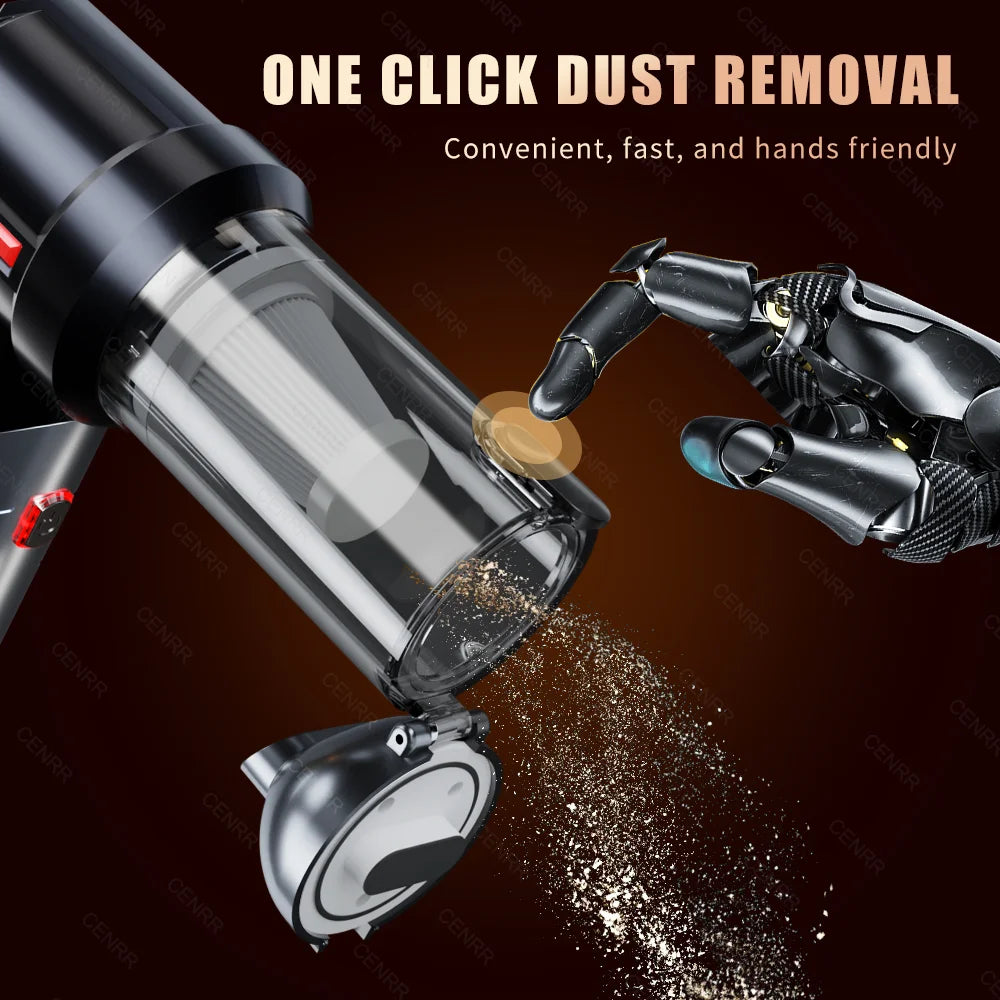 Mini Cordless Car Vacuum Cleaner, Powerful Handheld Blower for Home & Auto Cleaning, Cordless