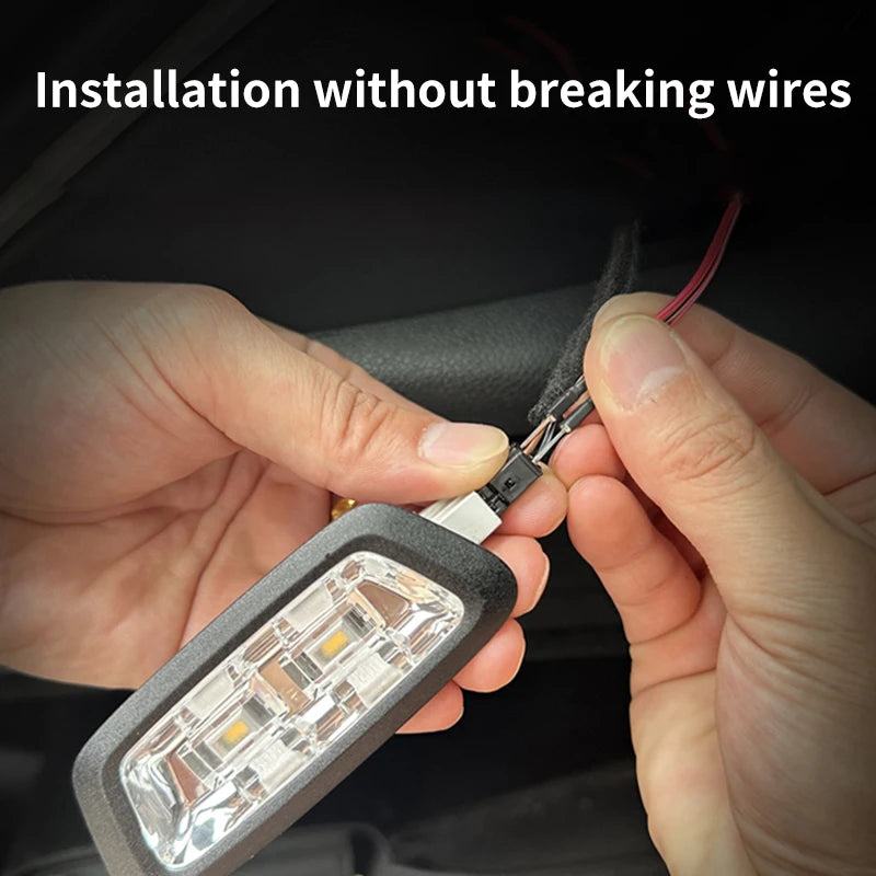 Car Trunk LED Ambient Light Strip, Auto-Sensing, High Brightness, No-Wiring Tailgate Light