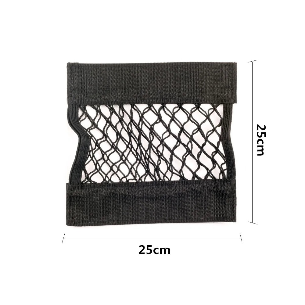 Universal Car Rear Trunk Mesh Storage Net Elastic Seat Back Bag Pocket Organizer 5 Sizes
