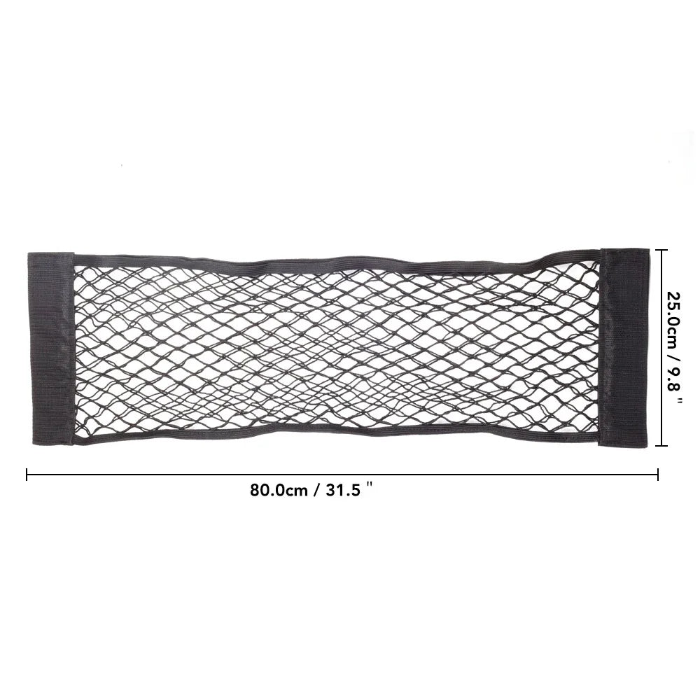 Universal Car Rear Trunk Mesh Storage Net Elastic Seat Back Bag Pocket Organizer 5 Sizes