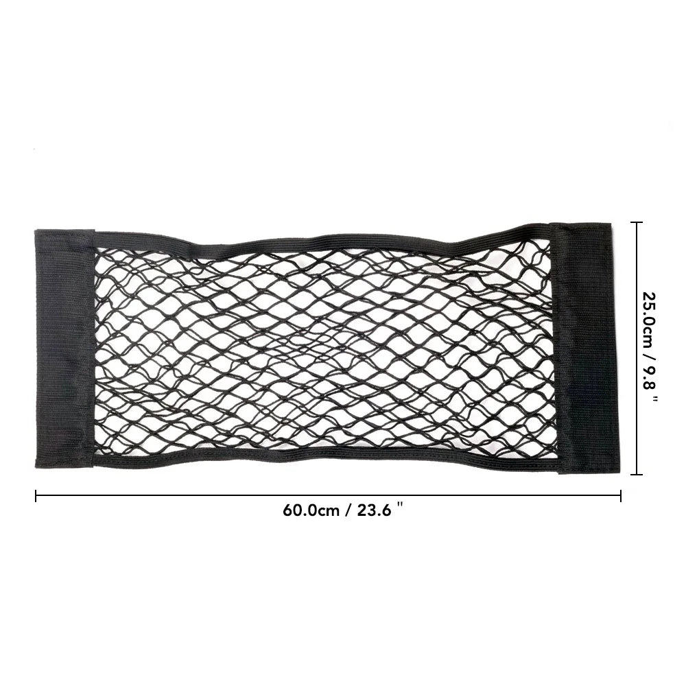 Universal Car Rear Trunk Mesh Storage Net Elastic Seat Back Bag Pocket Organizer 5 Sizes