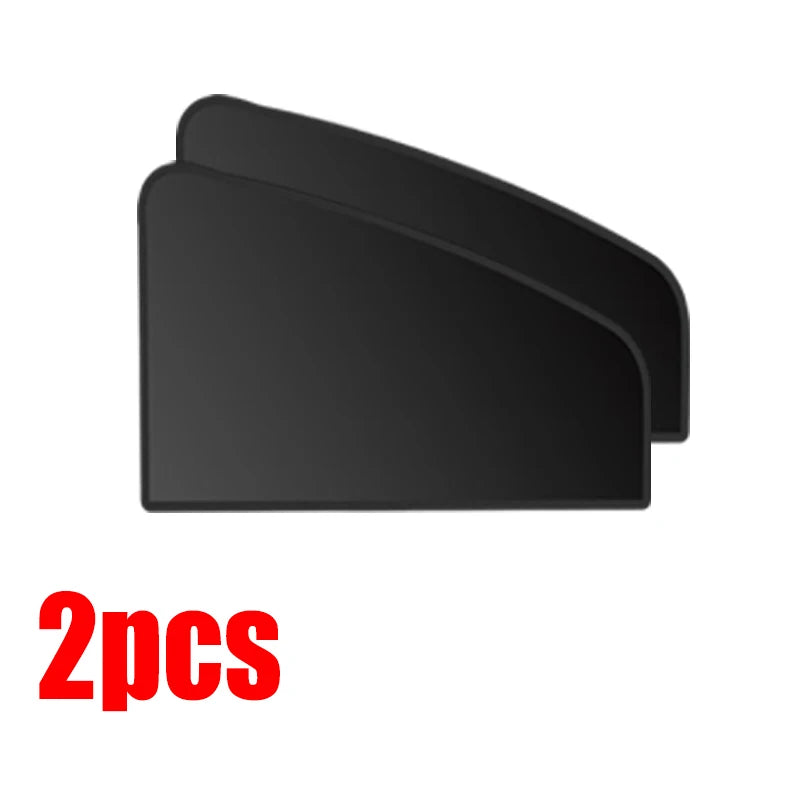 Car Side Window Sunshade, Magnetic Blackout Heat Insulation Curtain, UV Sun Protection 50×80CM