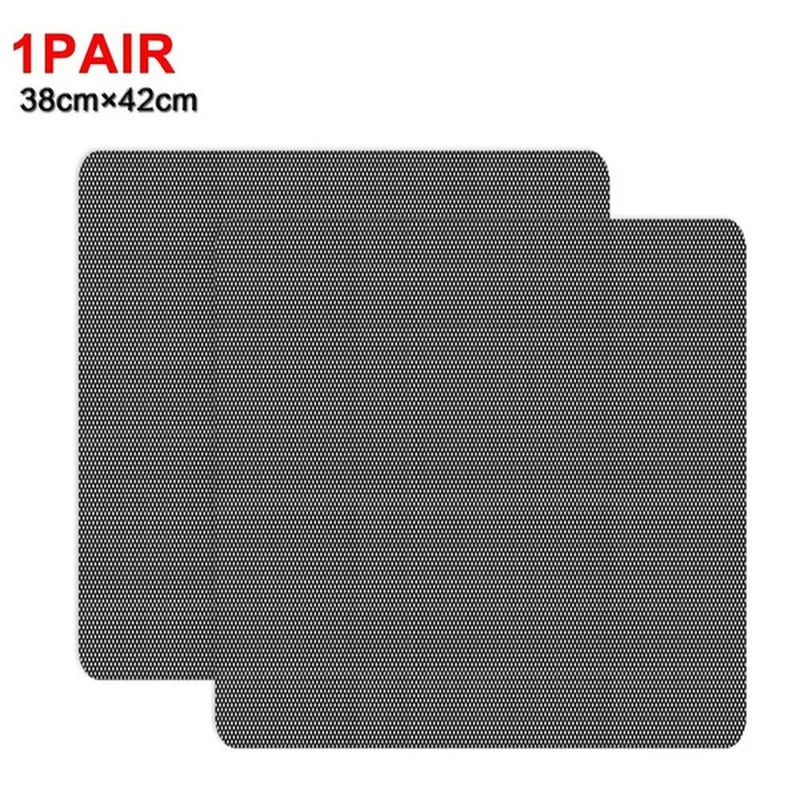 2PCS Universal Car Window Sunshades, Electrostatic UV Protector Solar Film Shade for Side Windows