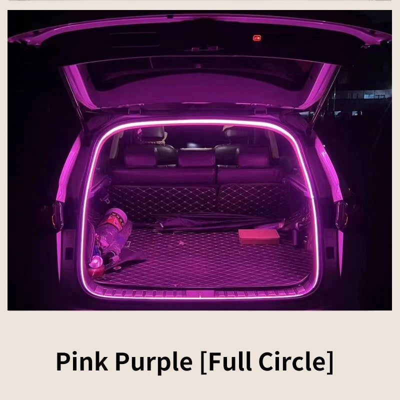 Car Trunk LED Ambient Light Strip, Auto-Sensing, High Brightness, No-Wiring Tailgate Light
