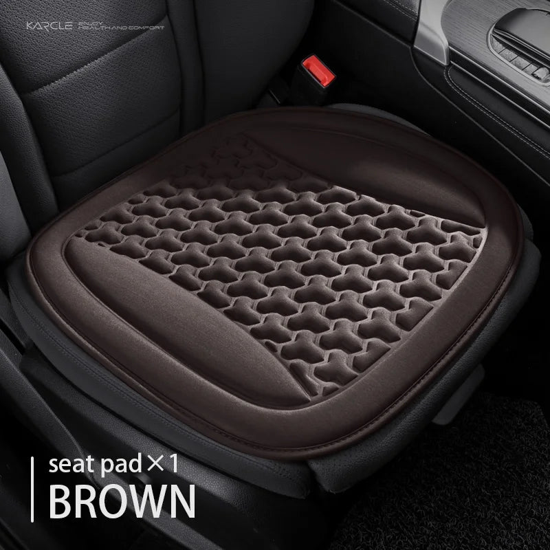 Karcle 3D Breathable Universal Car Seat Covers, Sweatproof, Heat-Dissipating, All-Season Cushion Set