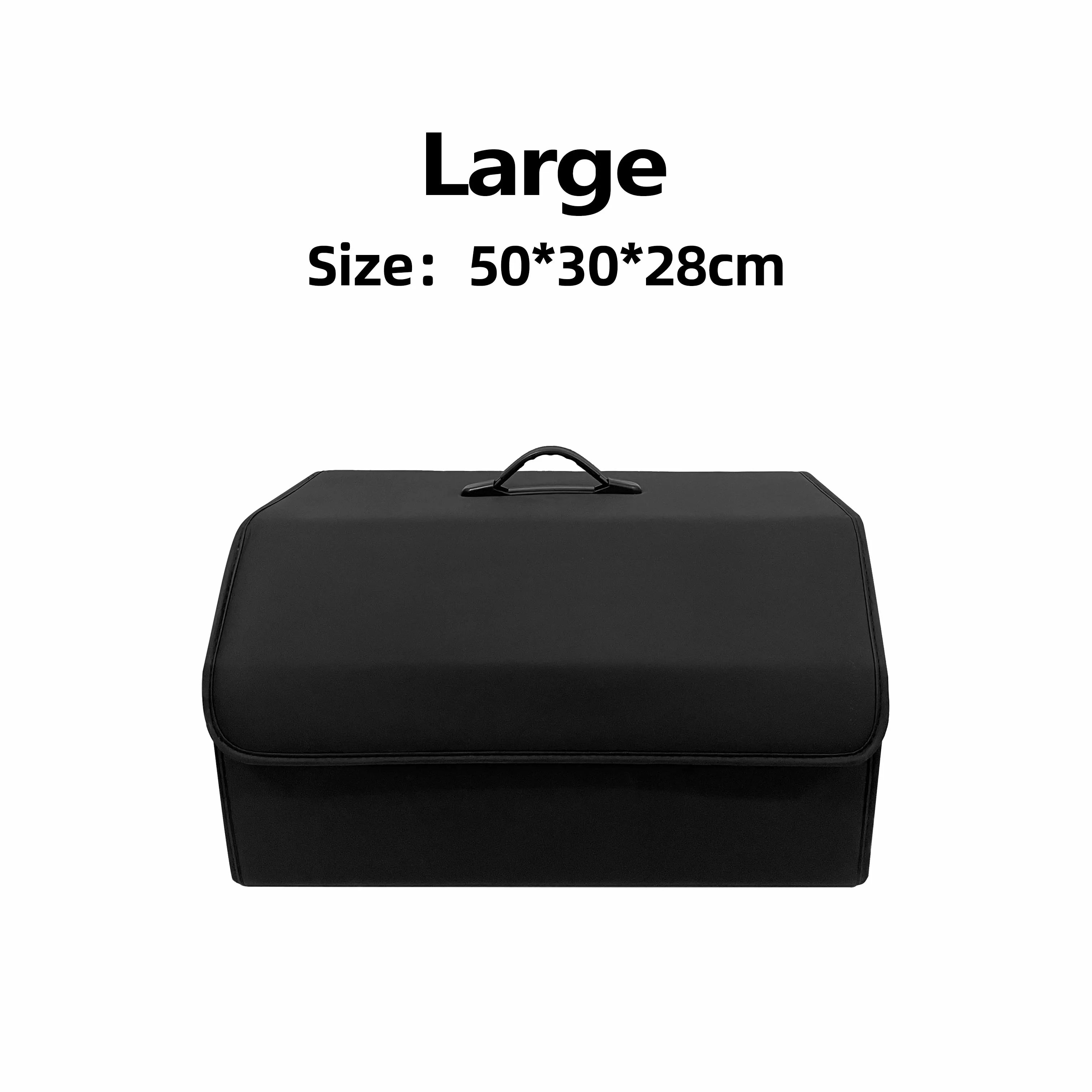 Storage Box PU Leather Multipurpose Collapsible Car Trunk Storage Organiser Auto Accessories