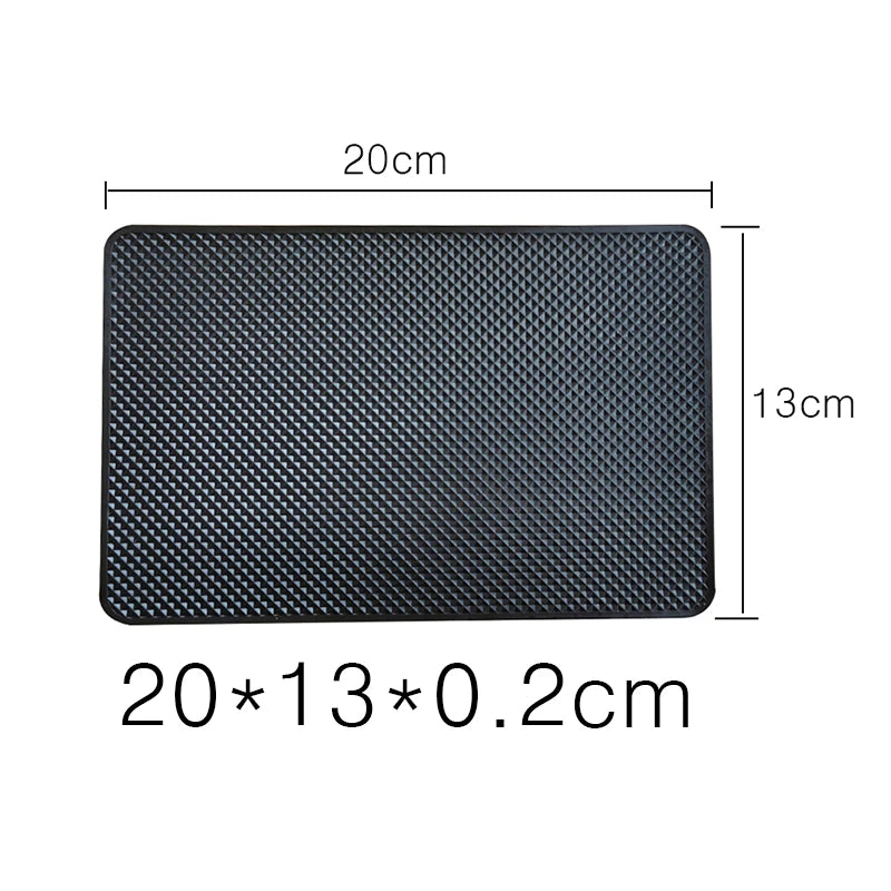 Universal Anti-Slip Car Dashboard Mat, Sticky Rubber Pad for Phone, Keys, Coins & Sunglasses