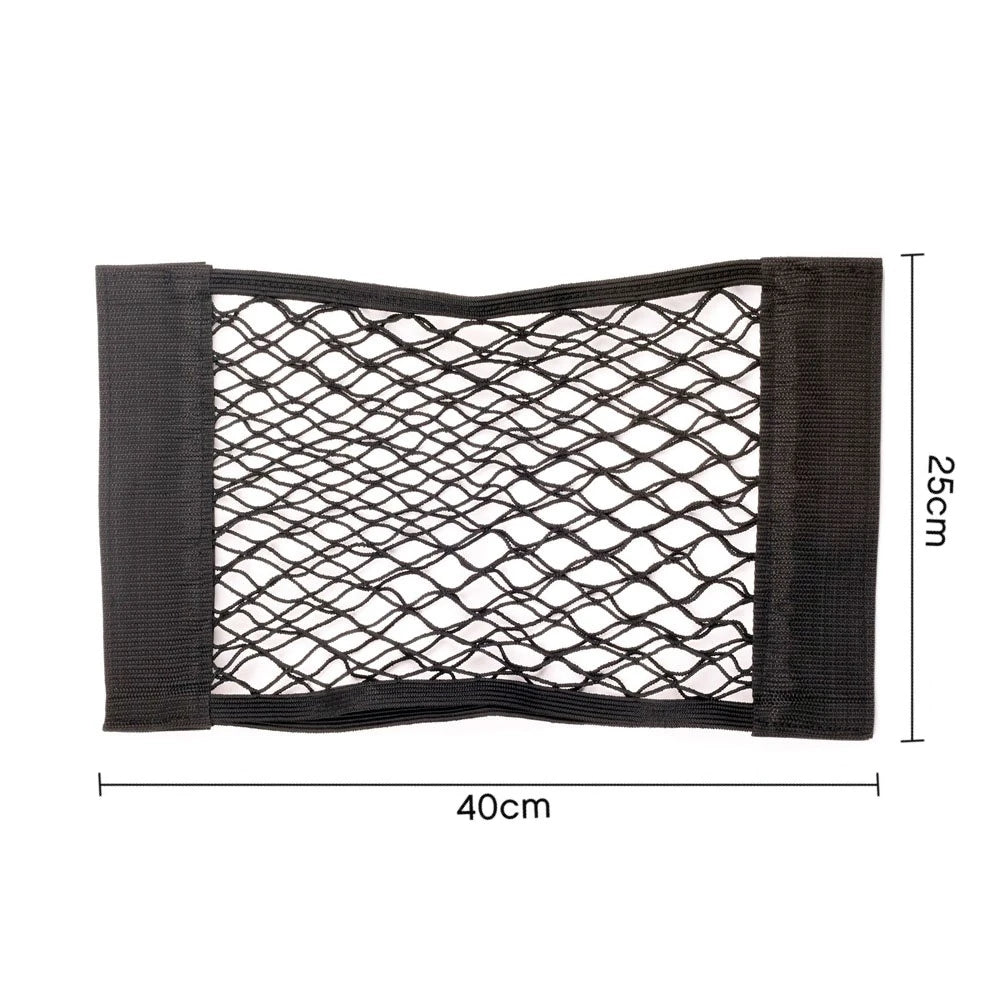 Universal Car Rear Trunk Mesh Storage Net Elastic Seat Back Bag Pocket Organizer 5 Sizes