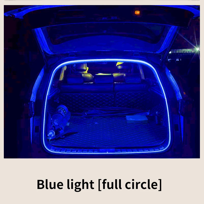 Car Trunk LED Ambient Light Strip, Auto-Sensing, High Brightness, No-Wiring Tailgate Light