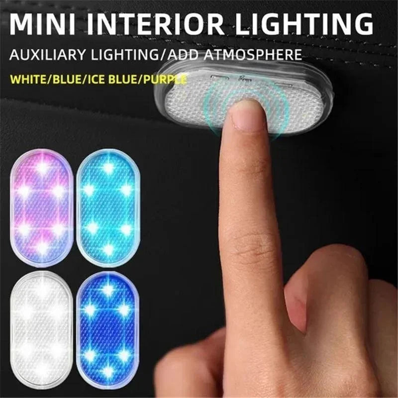 Wireless USB Rechargeable LED Car Interior Light, Touch Neon Accent Lamp for Seats & Footwells