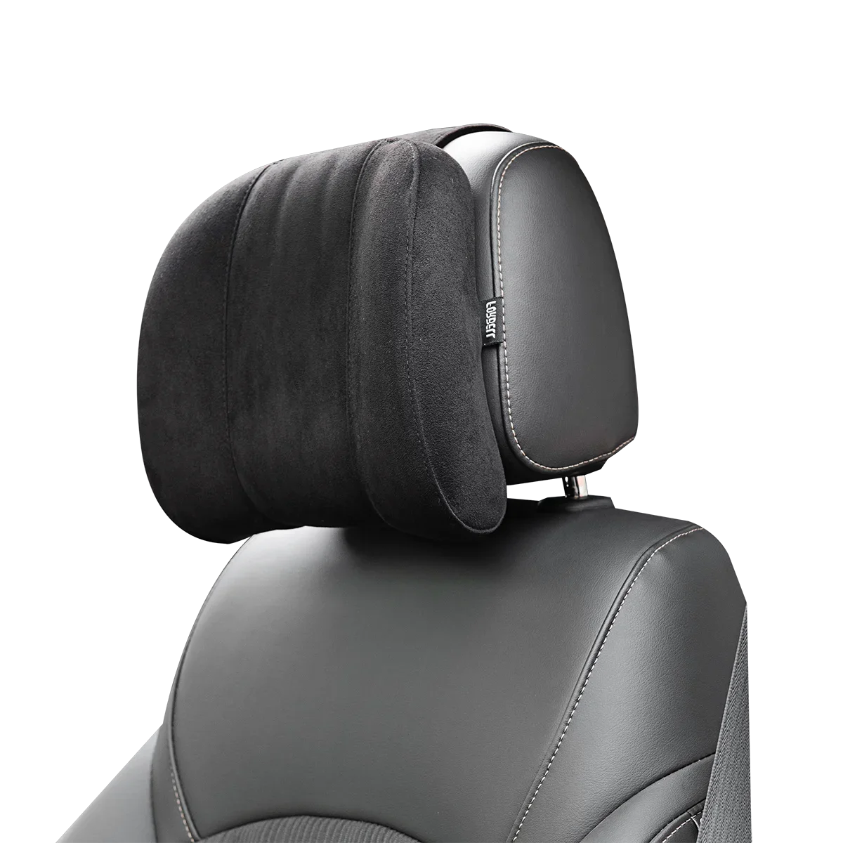 ForBell Suede Memory Foam Car Headrest & Neck Pillow, Ergonomic Support for Driver & Passenger