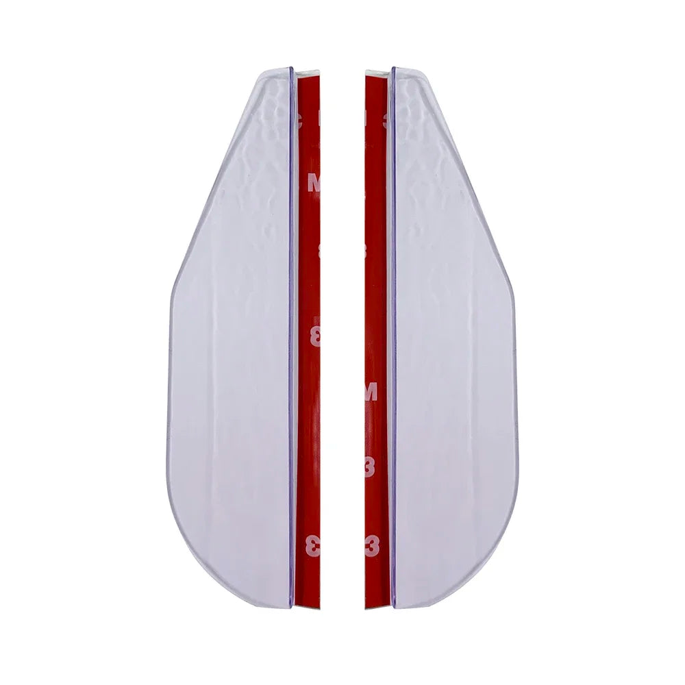 2PCS Carbon Fiber Rearview Mirror Rain Eyebrows, Waterproof Visor Shades for Clear Driving Vision