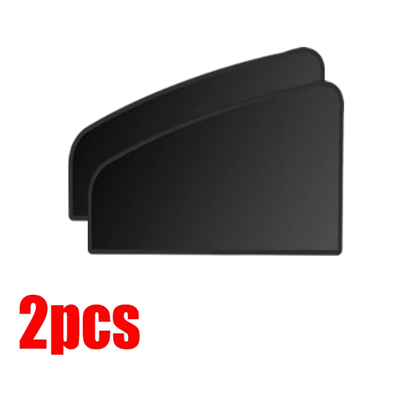 Car Side Window Sunshade, Magnetic Blackout Heat Insulation Curtain, UV Sun Protection 50×80CM