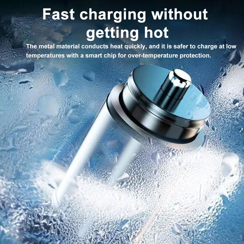 200W Mini Car Charger Fast Charging QC3.0 PD USB Type-C Adapter for iPhone Xiaomi Samsung