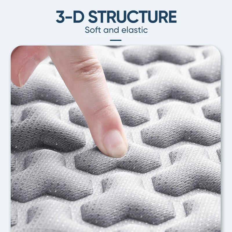 Karcle 3D Breathable Universal Car Seat Covers, Sweatproof, Heat-Dissipating, All-Season Cushion Set