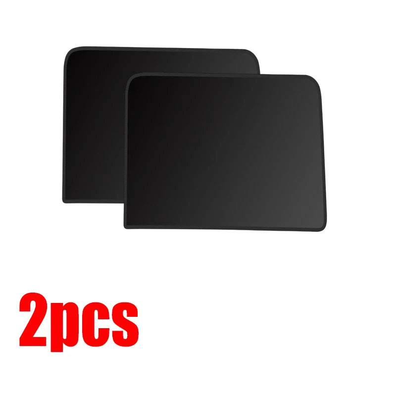 Car Side Window Sunshade, Magnetic Blackout Heat Insulation Curtain, UV Sun Protection 50×80CM