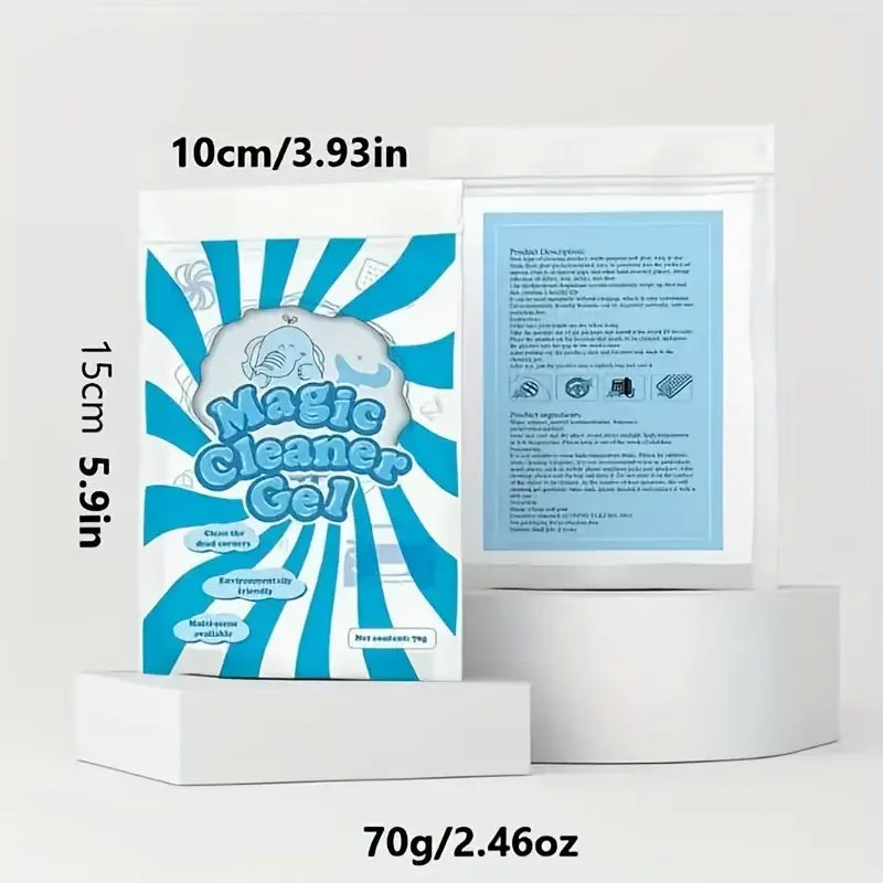 70g Car Cleaning Gel Slime Dust Remover for Auto Interior Air Vents and Computer Keyboard by ESNONE