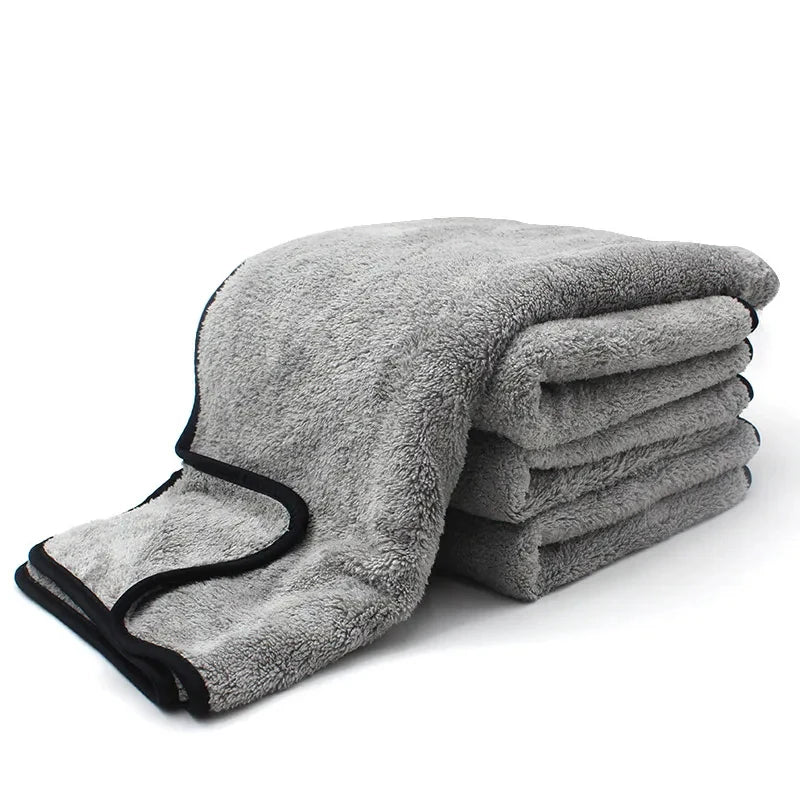 Microfibre Car Wash Towel Super Absorbent Cleaning Cloth Strong Water Absorption Auto Drying Accessory