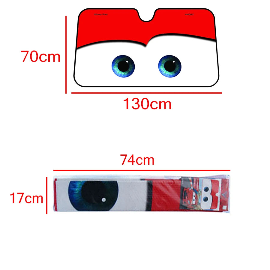 Car Solar Protection Windshield Sunshade, Aluminium Foil Sun Visor, 5 Colours, 130×70cm