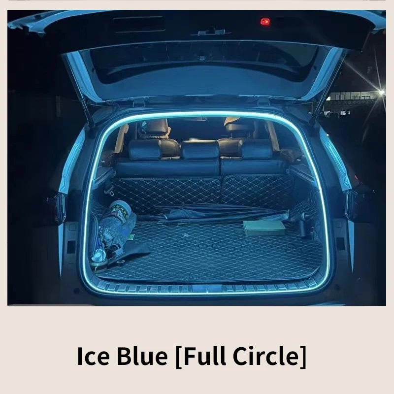 Car Trunk LED Ambient Light Strip,  Auto-Sensing, High Brightness, No-Wiring Tailgate Light