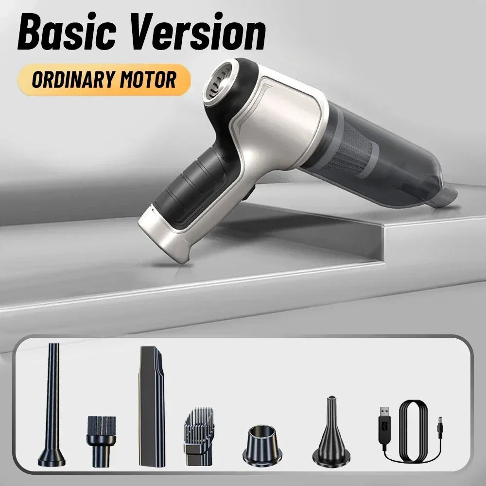 Wireless Car Vacuum Cleaner 95000PA, Powerful Handheld Suction for Home & Auto Use, Strong Suction