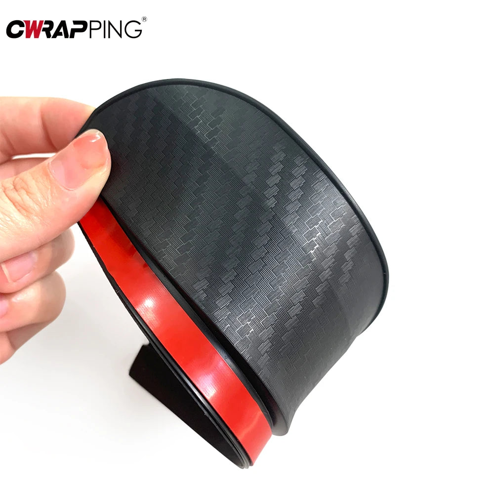 2PCS Carbon Fiber Rearview Mirror Rain Eyebrows, Waterproof Visor Shades for Clear Driving Vision