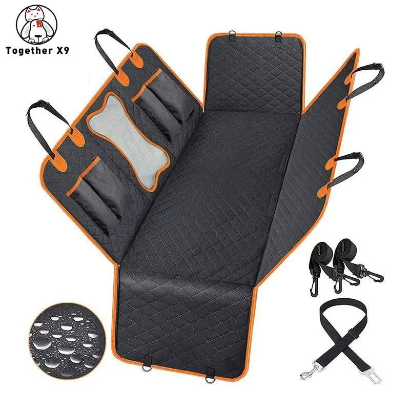 Waterproof Pet Car Seat Cover, Anti-Dirt Mat for Dogs & Cats, Universal Fit for Car Travel