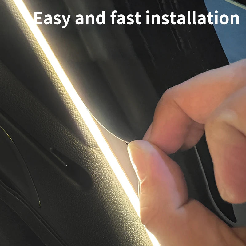 Car Trunk LED Ambient Light Strip,  Auto-Sensing, High Brightness, No-Wiring Tailgate Light