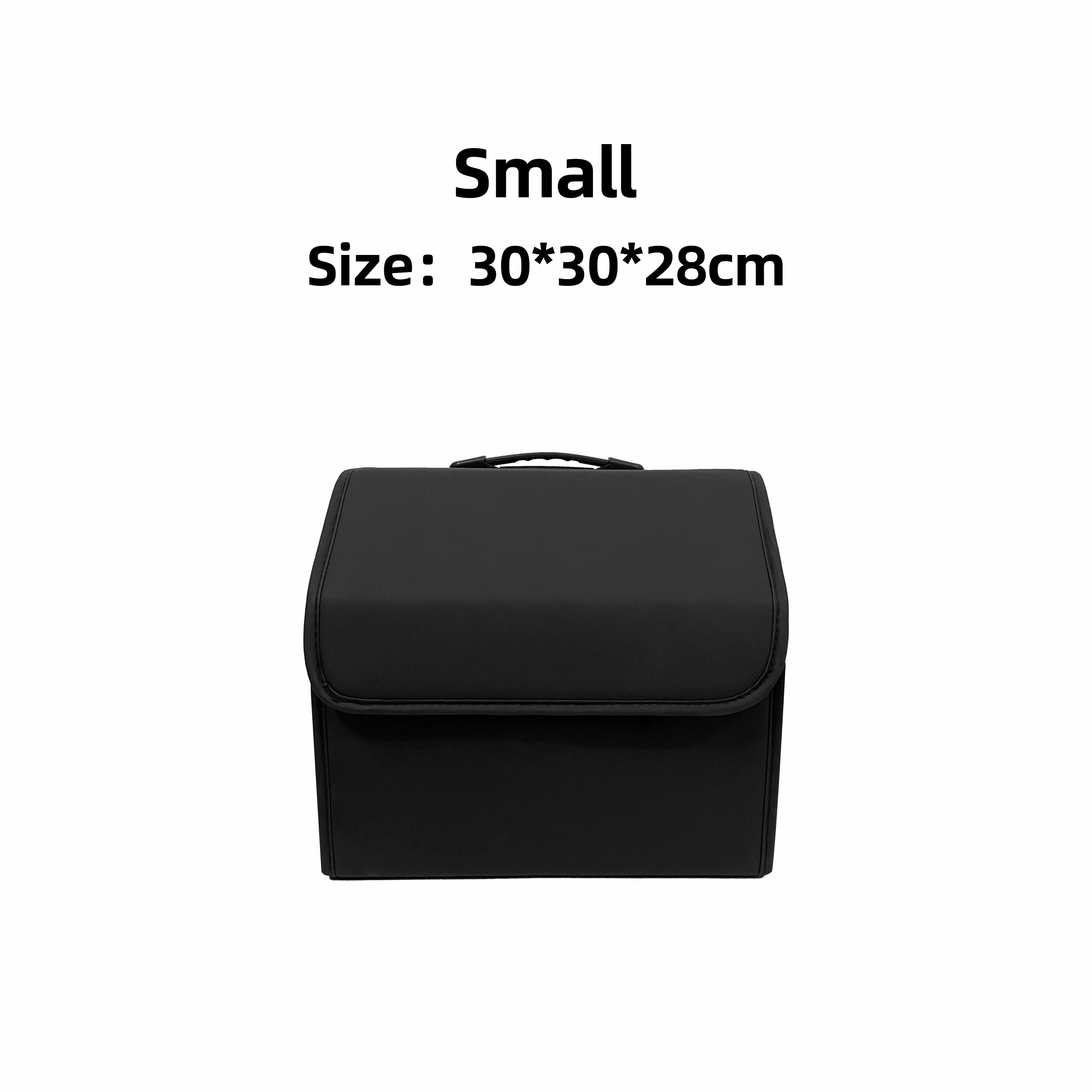 Storage Box PU Leather Multipurpose Collapsible Car Trunk Storage Organiser Auto Accessories