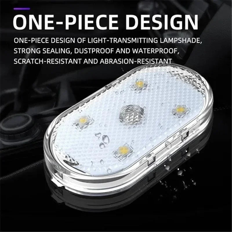 Wireless USB Rechargeable LED Car Interior Light, Touch Neon Accent Lamp for Seats & Footwells