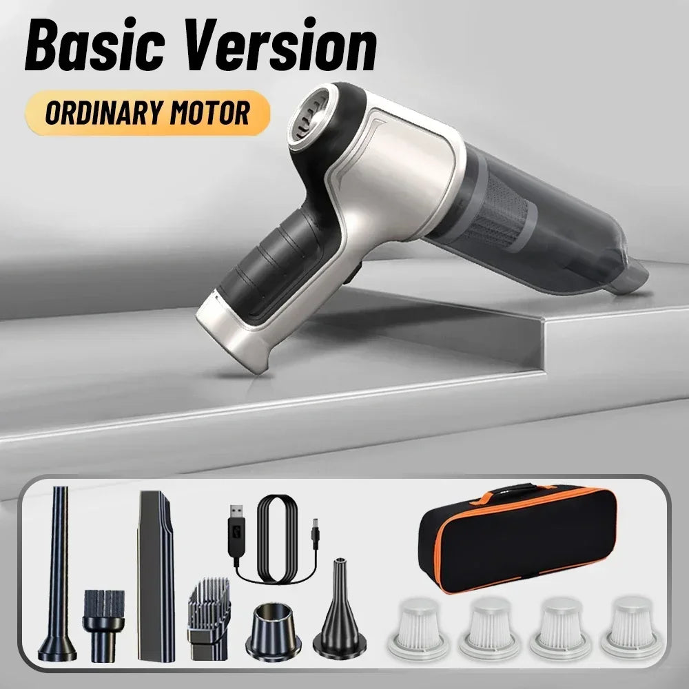Wireless Car Vacuum Cleaner 95000PA, Powerful Handheld Suction for Home & Auto Use, Strong Suction