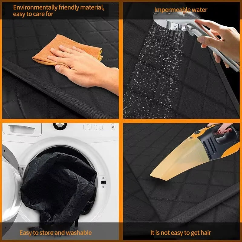 Waterproof Pet Car Seat Cover, Anti-Dirt Mat for Dogs & Cats, Universal Fit for Car Travel