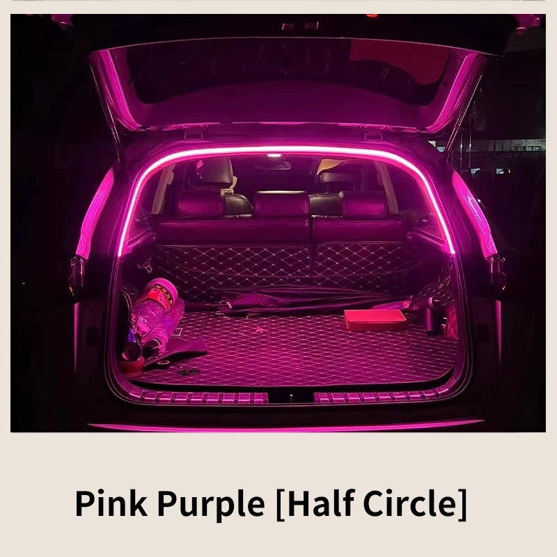 Car Trunk LED Ambient Light Strip,  Auto-Sensing, High Brightness, No-Wiring Tailgate Light