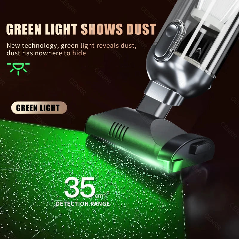Mini Cordless Car Vacuum Cleaner, Powerful Handheld Blower for Home & Auto Cleaning, Cordless