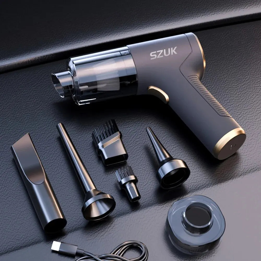 SZUK 18000PA Handheld Car Vacuum Cleaner Portable Wireless Mini Duster Powerful Cleaning Machine