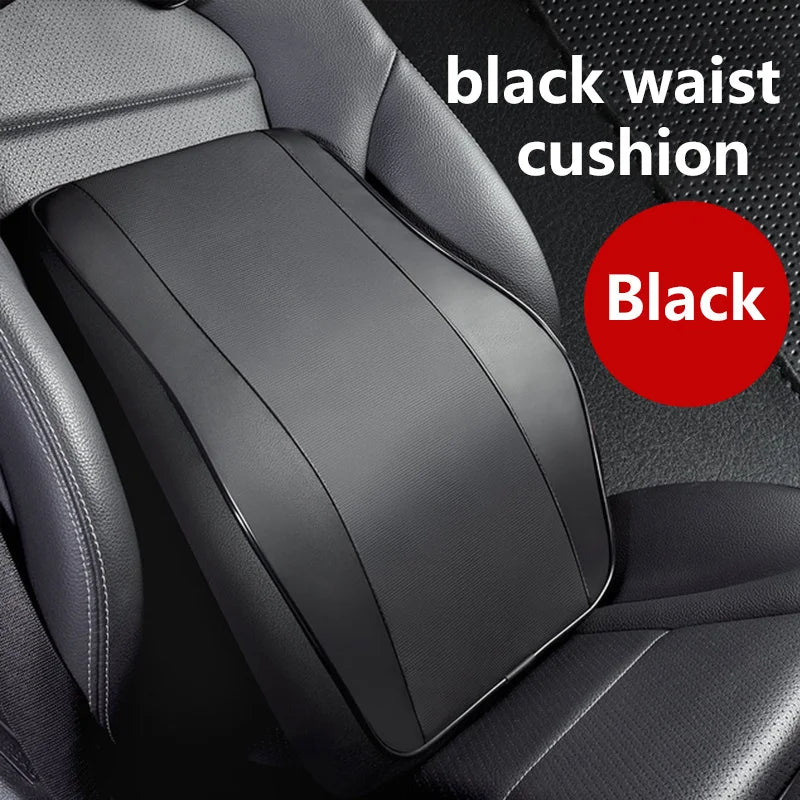 Universal Memory Foam Car Neck Pillow, Breathable Headrest Cushion for Neck & Lumbar Support